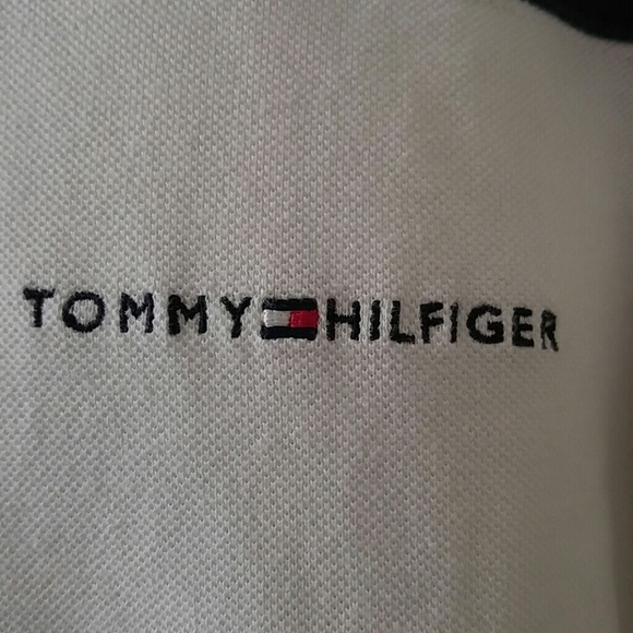 Tommy Hilfiger color block polo size large - Picture 2 of 4
